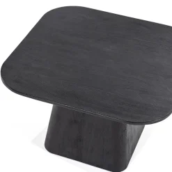 Bijzettafel Aron zwart 60x60 cm