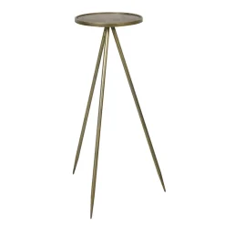 Bijzettafel Envira antiek goud Ø35x98,5 cm