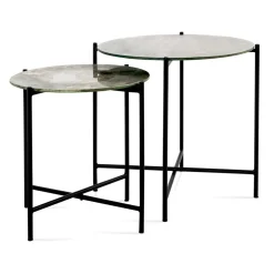 Bijzettafel set van 2 Ø41cm