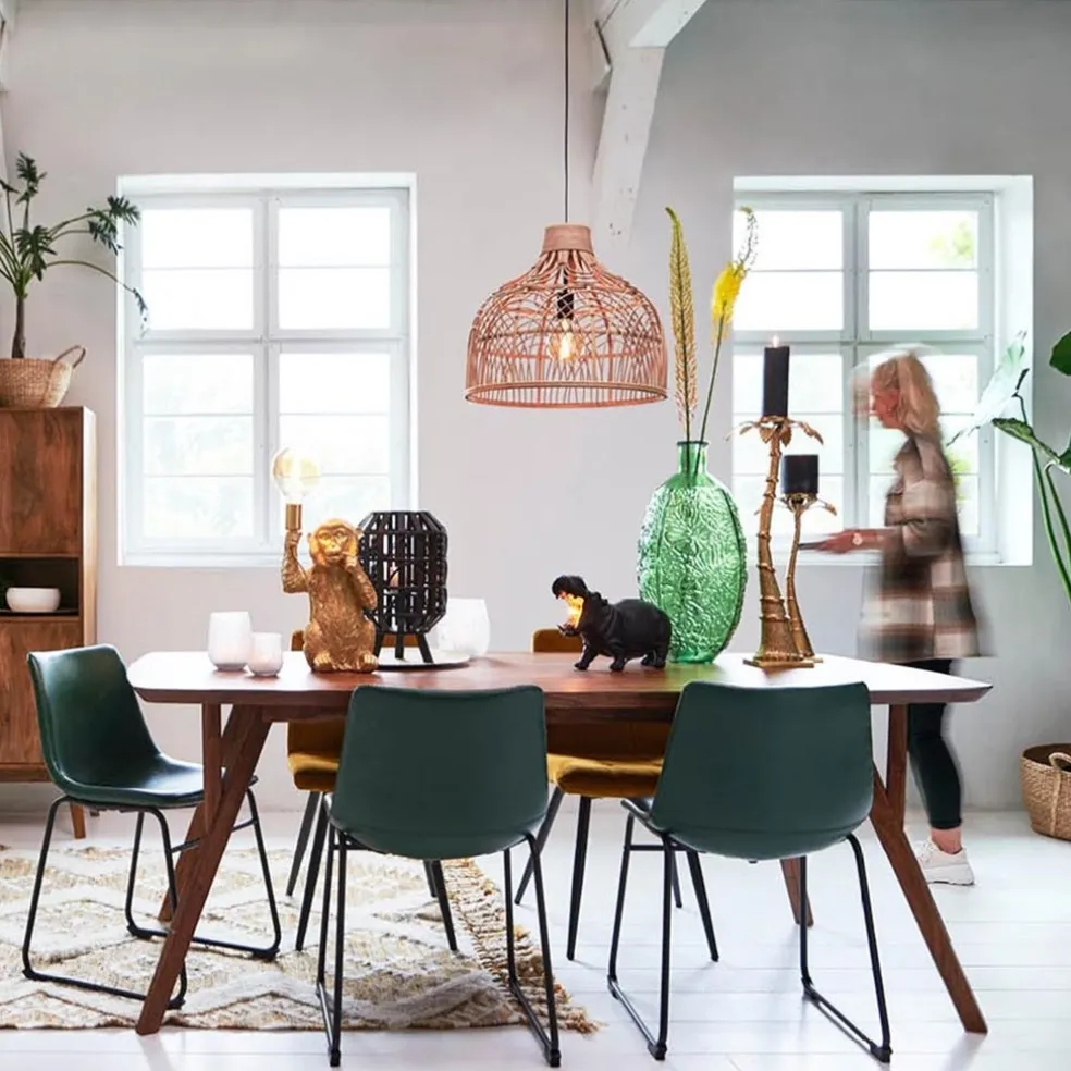 Botanische hanglamp Pocita rotan naturel 48 cm