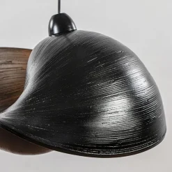 Botanische hanglamp zwart 50 cm