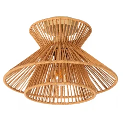 Botanische plafondlamp naturel / mat goud