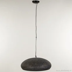 Brons-bruine hanglamp met gaatjes