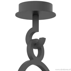 Buiten hanglantaarn tuin antraciet IP54