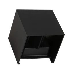 Buitenlamp Logan zwart + sch.sensor IP54