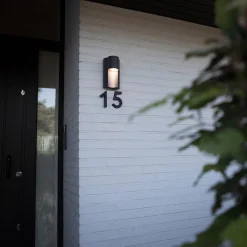 Buitenlamp wand downlighter IP54 grijs