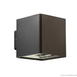Buitenlamp wand up+down antraciet IP54