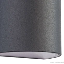 Buitenlamp wand up+down antraciet IP54