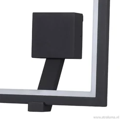 Buitenlamp-wandlamp antraciet frame IP65