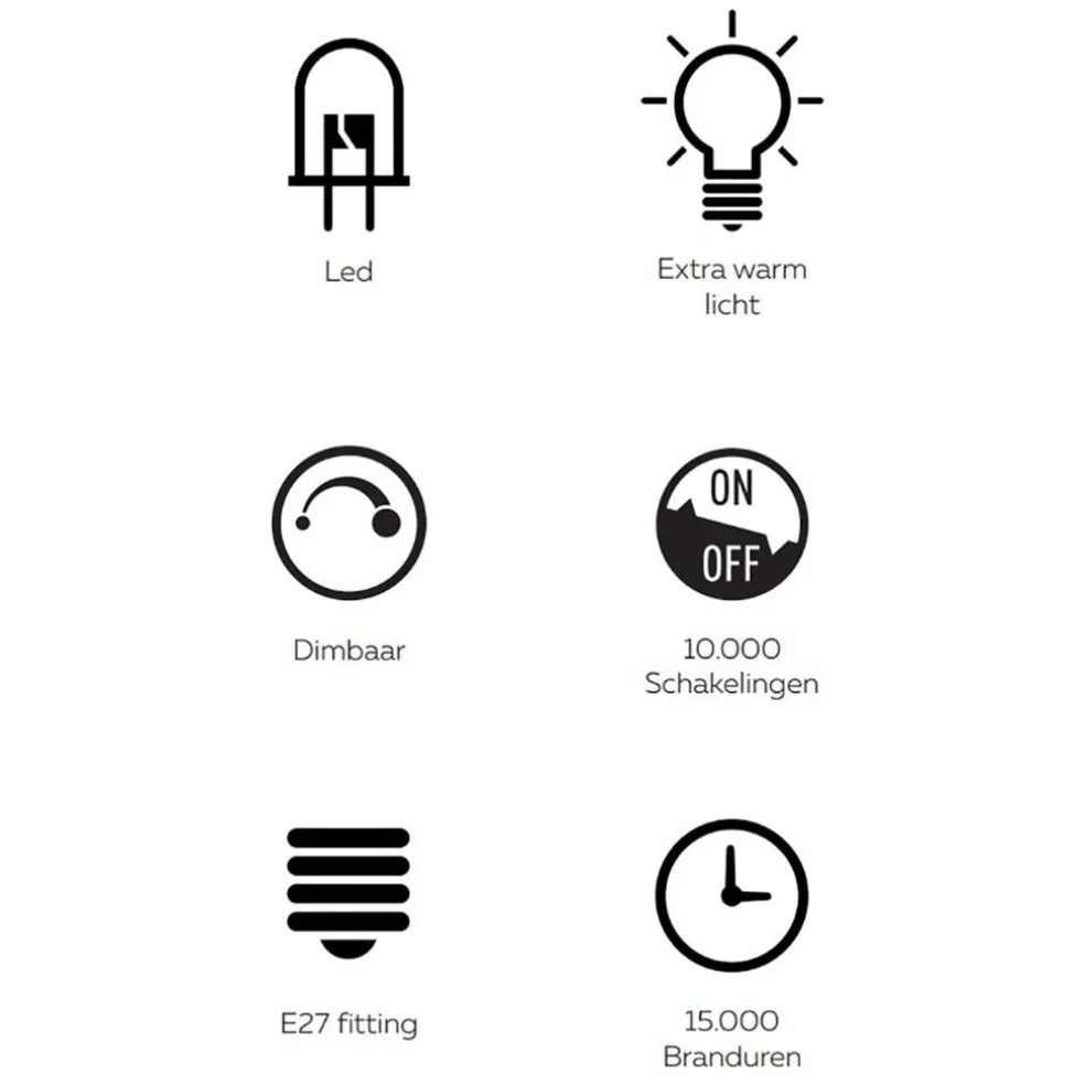 Calex Colors Elegance Boden Vert dimbaar