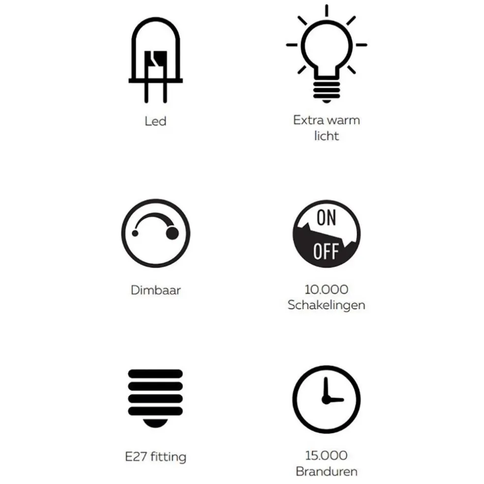 Calex Organic Evo Champagne XXL 1800K dimbaar