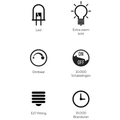 Calex Organic Neo Natural dimbaar 4w e27