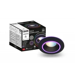 Calex Smart Halo inbouwspot zwart