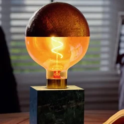 Calex tafelarmatuur groen/marmer