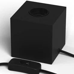 Calex tafelarmatuur kubus mat zwart