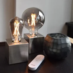 Calex tafelarmatuur satijn nikkel