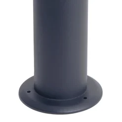 Cilinder buitenlamp paal donker grijs GU10