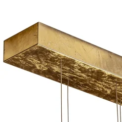 Design eettafelhanglamp 10-lichts goldleaf