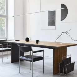 Design hanglamp balk inclusief dimbaar LED 200 cm