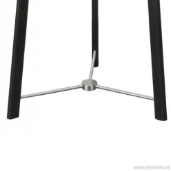 Design staande lamp zwart staal dimbaar