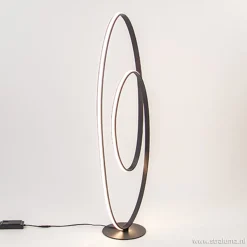 Design vloerlamp dimbaar LED zwart