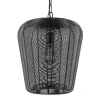Draad hanglamp Adeta mat zwart Ø31 cm