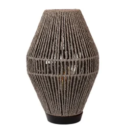 Draad tafellamp hoogwaardig papier grijs