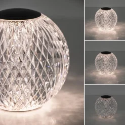 Draadloze LED tafellamp diamant oplaadbaar