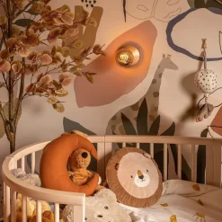 Draadloze wandlamp oplaadbaar goud met smoke