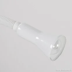 Functionele klemlamp wit verstelbaar