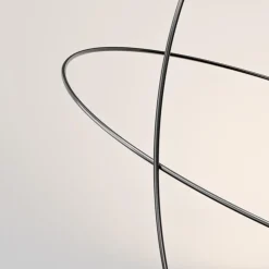 Grote design hanglamp ring met LED spot