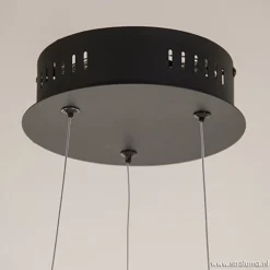 Grote design hanglamp zwart LED