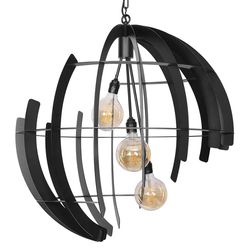 Grote hanglamp Terra 80 cm zwart