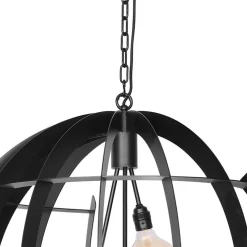 Grote hanglamp Terra 80 cm zwart