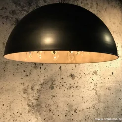 Grote koepel hanglamp met kristal Ø90 cm