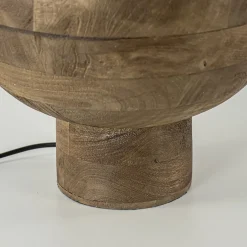Grote Light and Living lampvoet Barumi hout