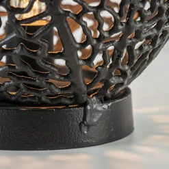 Grote tafellamp Sinula Light and Living mat zwart