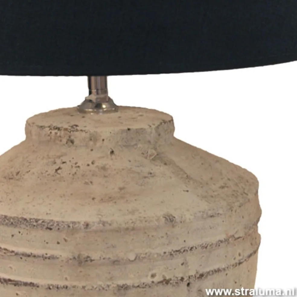 Grove tafellamp Toba lampenvoet L&L