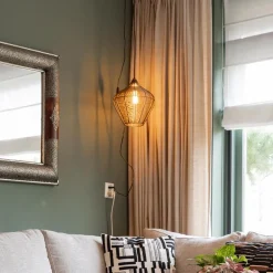 Hanglamp Alvaro 27cm antiek brons