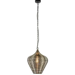 Hanglamp Alvaro 36cm antiek brons