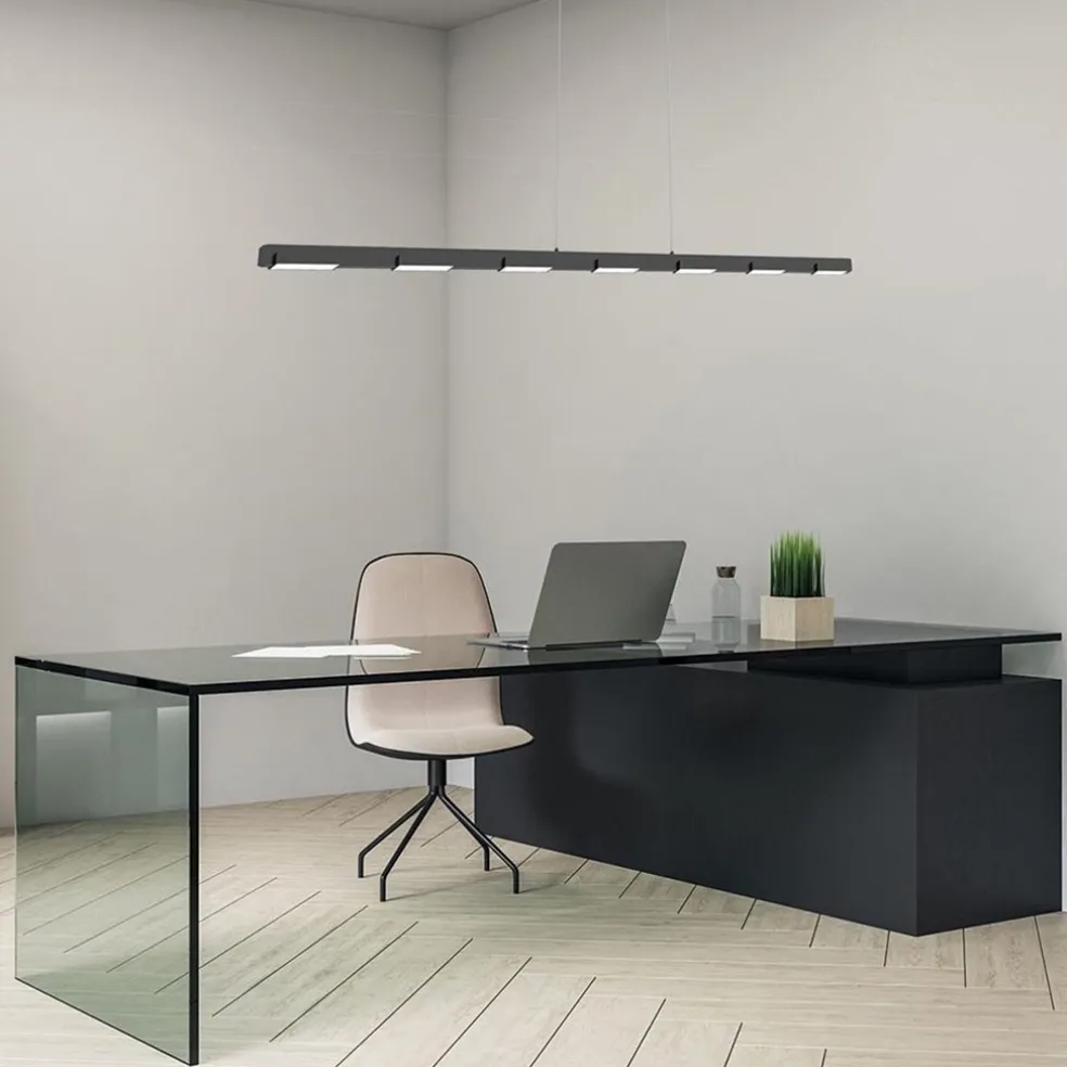 Hanglamp Block 171 zwart met kabel-lift