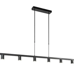 Hanglamp Bounce 6L 160cm zwart