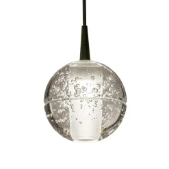 Hanglamp Bubbles 1L zwart/helder dtw