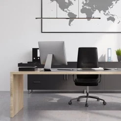 Hanglamp buis 110cm zwart 3-step dim