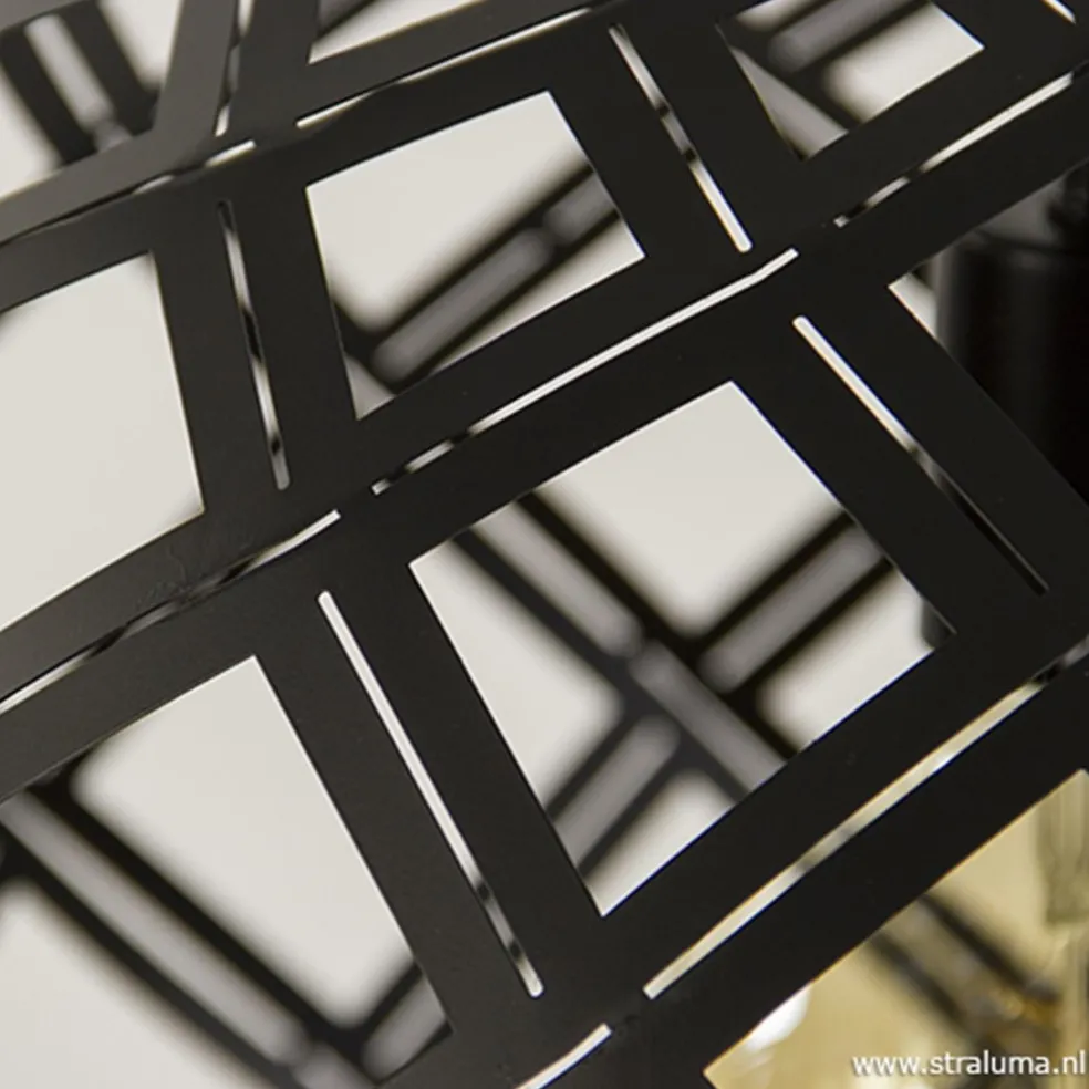 Hanglamp Emma bol zwart 50cm