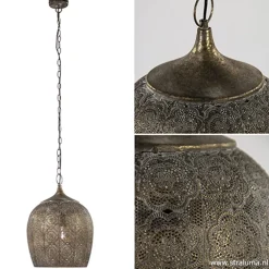 Hanglamp Kadiri antiek goud oosters