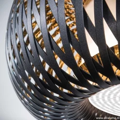 Hanglamp Kalatos zwart/goud 63cm