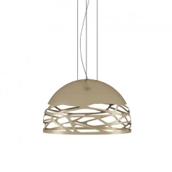 Hanglamp Kelly koepel 50cm champagne
