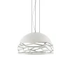 Hanglamp Kelly koepel 50cm wit