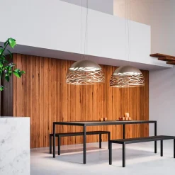 Hanglamp Kelly koepel 60cm champagne